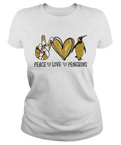 Peace love penguins heart  Classic Ladies