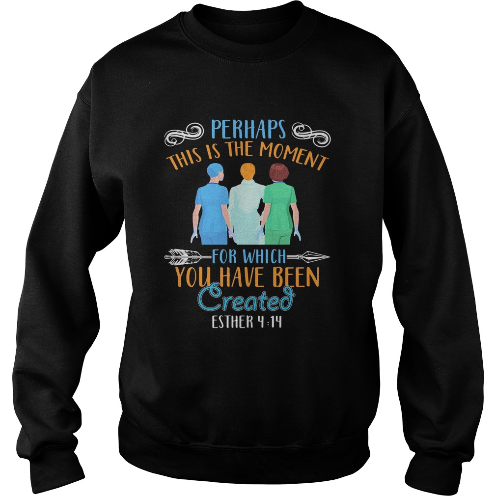 Perhaps this is the moment for which you have been created esther nurse  Sweatshirt