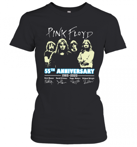 Pink Floyd 55Th Anniversary 1965 2020 Signature T-Shirt Classic Women's T-shirt