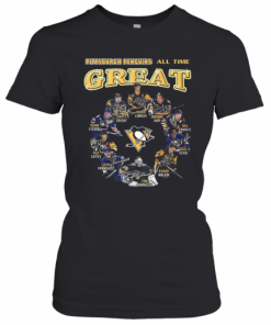 Pittsburgh Penguins Hockey All Time Great Signatures T-Shirt Classic Women's T-shirt