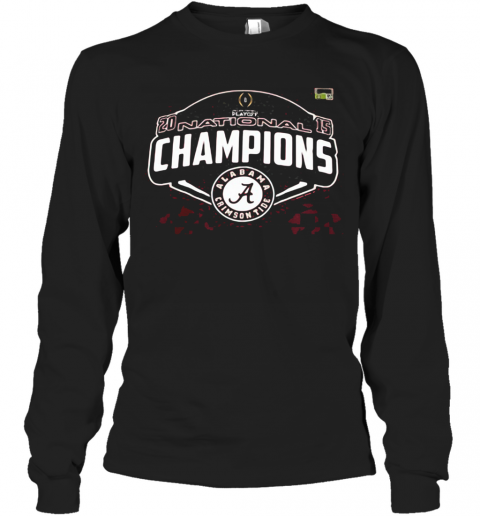 Playoff national champions alabama crimson T-Shirt Long Sleeved T-shirt 