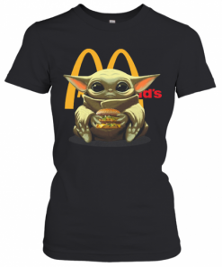 Premium Baby Yoda Hug Mcdonald'S T-Shirt Classic Women's T-shirt