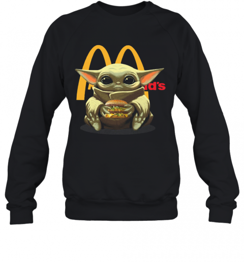 Premium Baby Yoda Hug Mcdonald'S T-Shirt Unisex Sweatshirt
