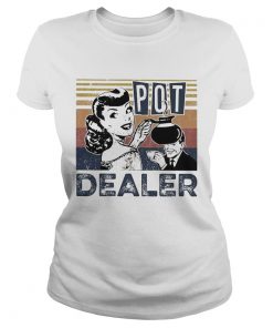 Pretty Coffee Lover Pot Dealer Vintage  Classic Ladies