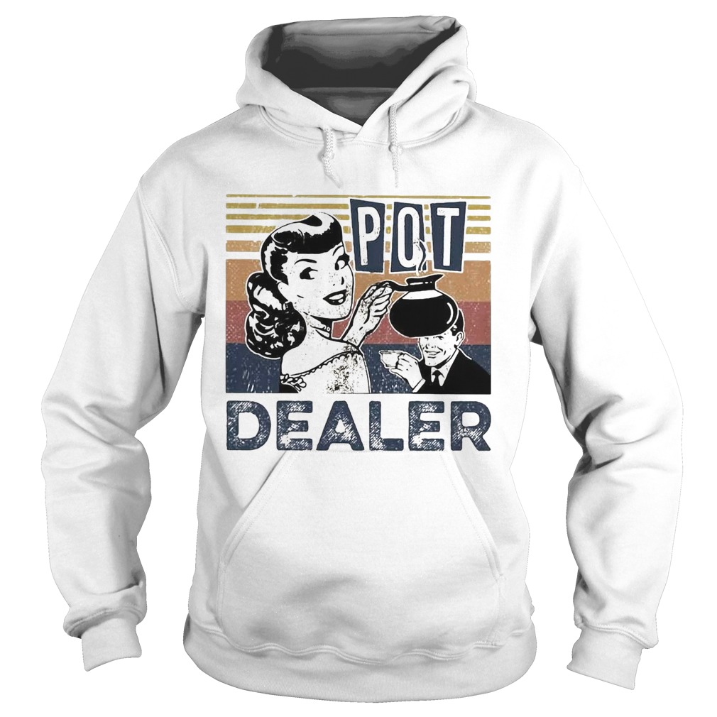 Pretty Coffee Lover Pot Dealer Vintage  Hoodie