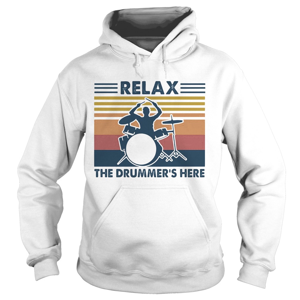 Relax the drummers here vintage  Hoodie
