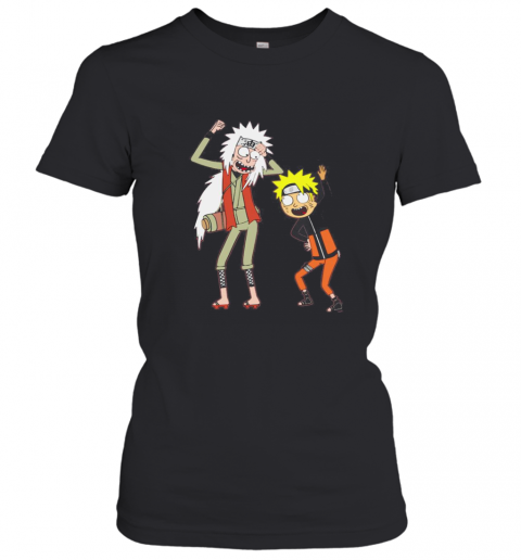 Rick And Morty Naruto And Jiraiya Mashup T-Shirt Classic Women's T-shirt