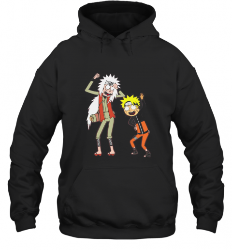 Rick And Morty Naruto And Jiraiya Mashup T-Shirt Unisex Hoodie