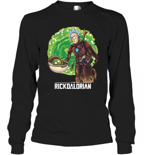 Rick And Morty The Rickdalorian T-Shirt Long Sleeved T-shirt 