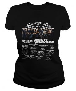 Ride Of Die 20 Year 20012021 Fast And Furious Signature  Classic Ladies