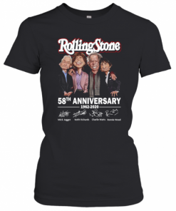 Rolling Stone 58Th Anniversary 1962 2020 Signatures T-Shirt Classic Women's T-shirt