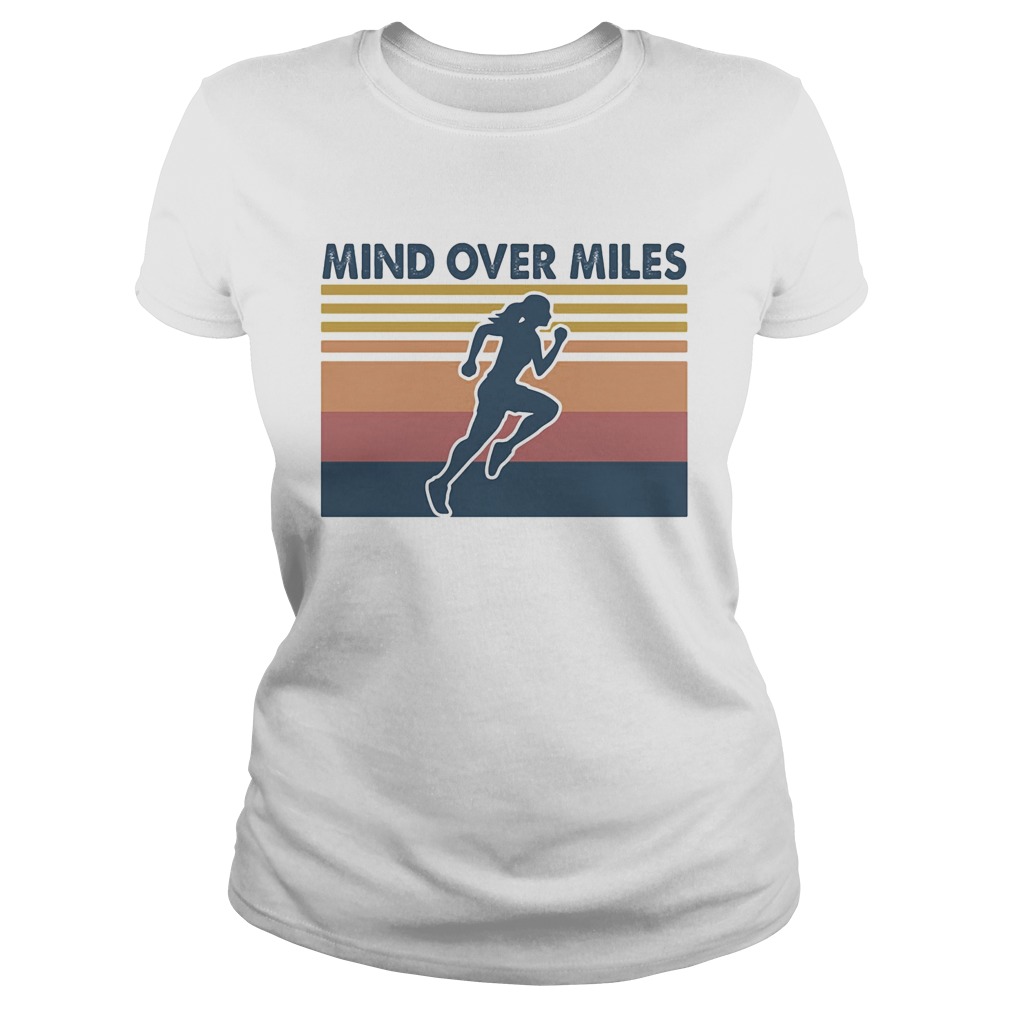 Running mind over miles vintage Classic Ladies