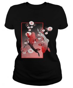 Sakura Cherry Blossom Koi Fish  Classic Ladies