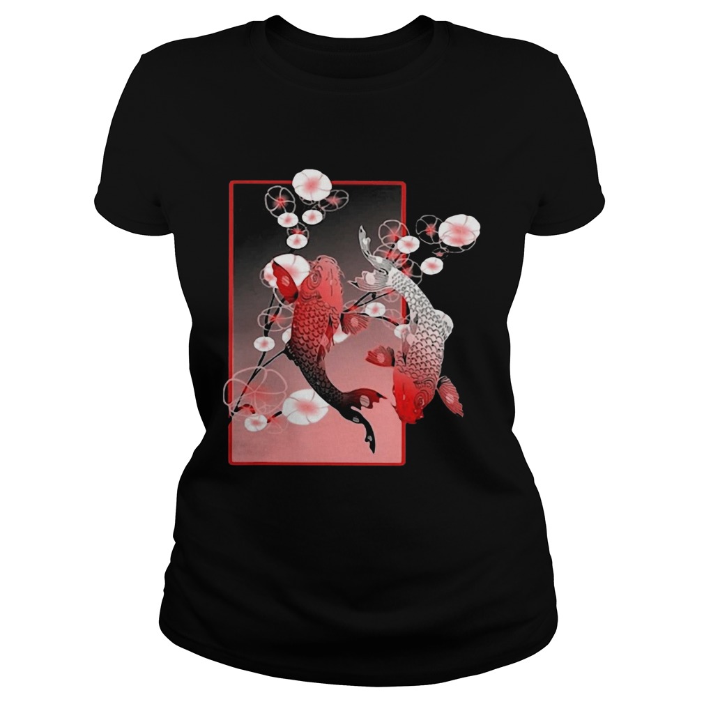 Sakura Cherry Blossom Koi Fish  Classic Ladies