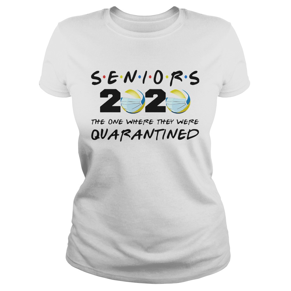 Seniors volleyball 2020 mask the one where they were quarantined Classic Ladies