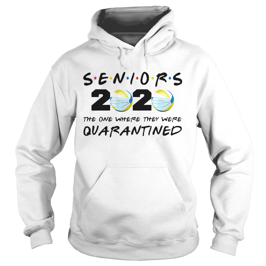 Seniors volleyball 2020 mask the one where they were quarantined Hoodie