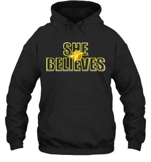 She Believes South Windsor Warriors Basketball T-Shirt Unisex Hoodie