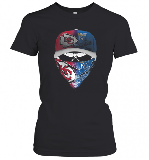 Skull Mask Kansas City Chiefs And Kansas City Royals T-Shirt Classic Women's T-shirt