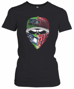 Skull Mask Seattle Seahawks And Washington State Cougars T-Shirt Classic Women's T-shirt