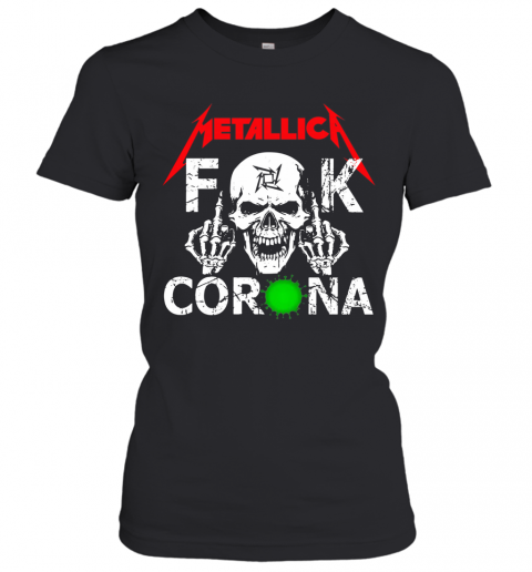 Skull Metallica Fuck Corona T-Shirt Classic Women's T-shirt
