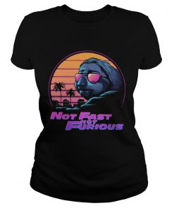 Sloth Not fast not furious vintage  Classic Ladies