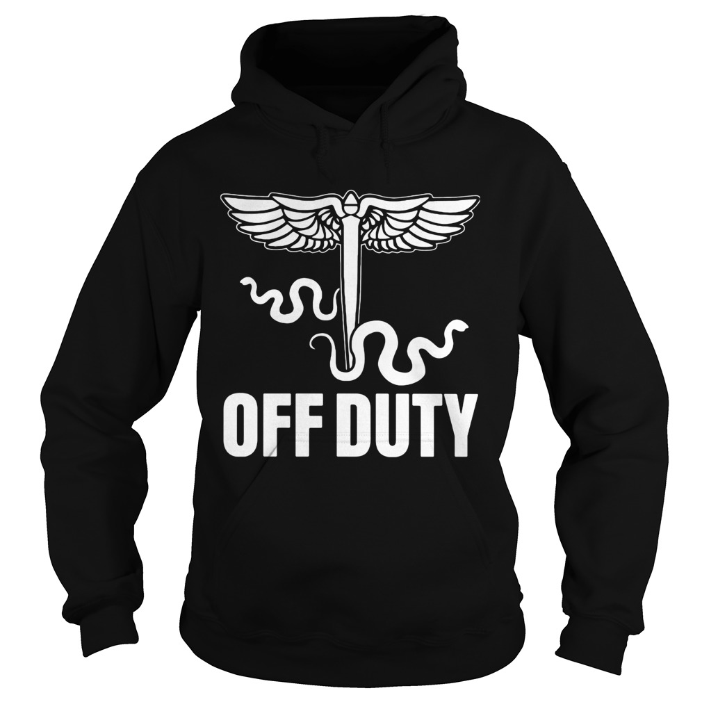 Snake Off duty nurse Hoodie