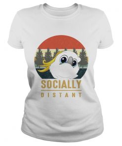 Social distant bird mask vintage  Classic Ladies