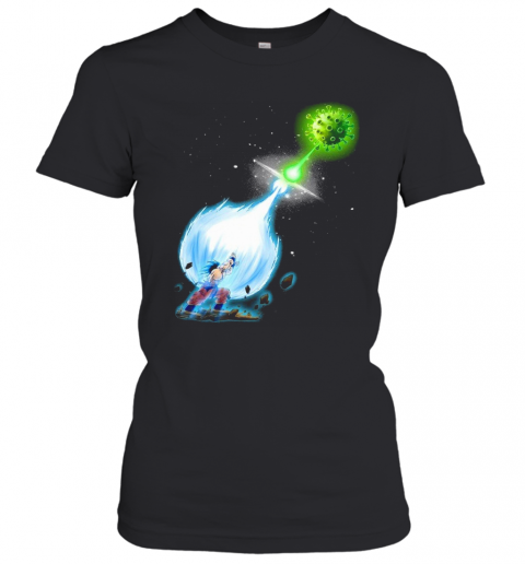 Son Goku Kamehameha Vs Coronavirus T-Shirt Classic Women's T-shirt
