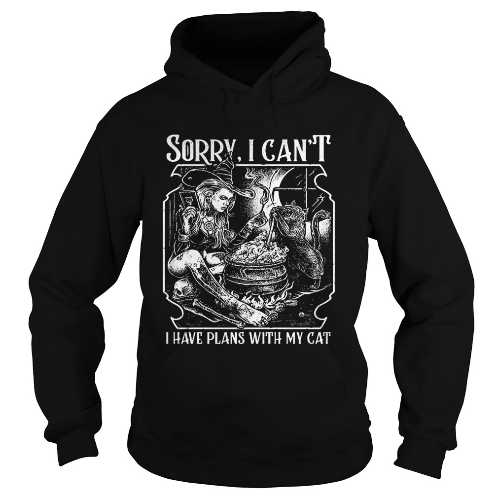 Sorry I cant I have plans with my cat  Hoodie