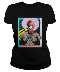 Spiderman Sinner Framed Print by Tyler Tilley for Inked  Classic Ladies
