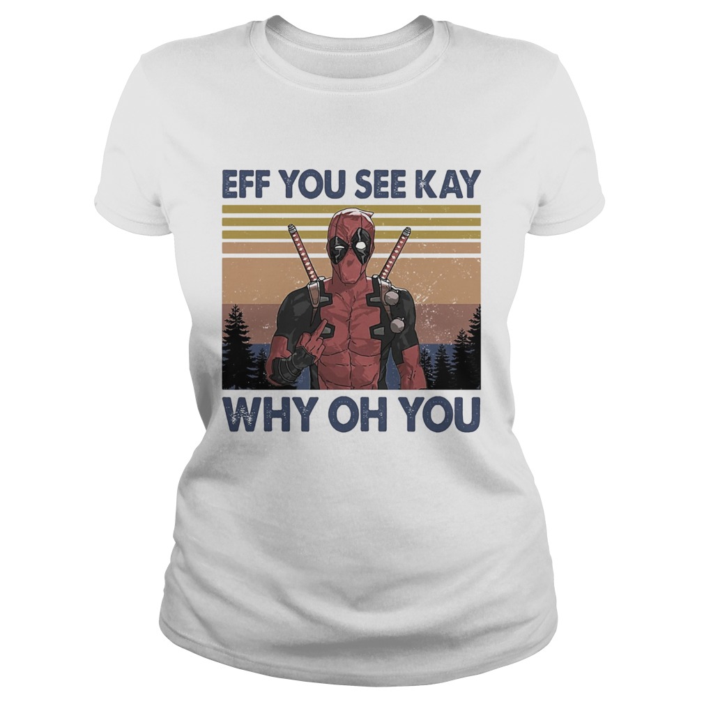 Spiderman eff you see kay why oh you vintage Classic Ladies