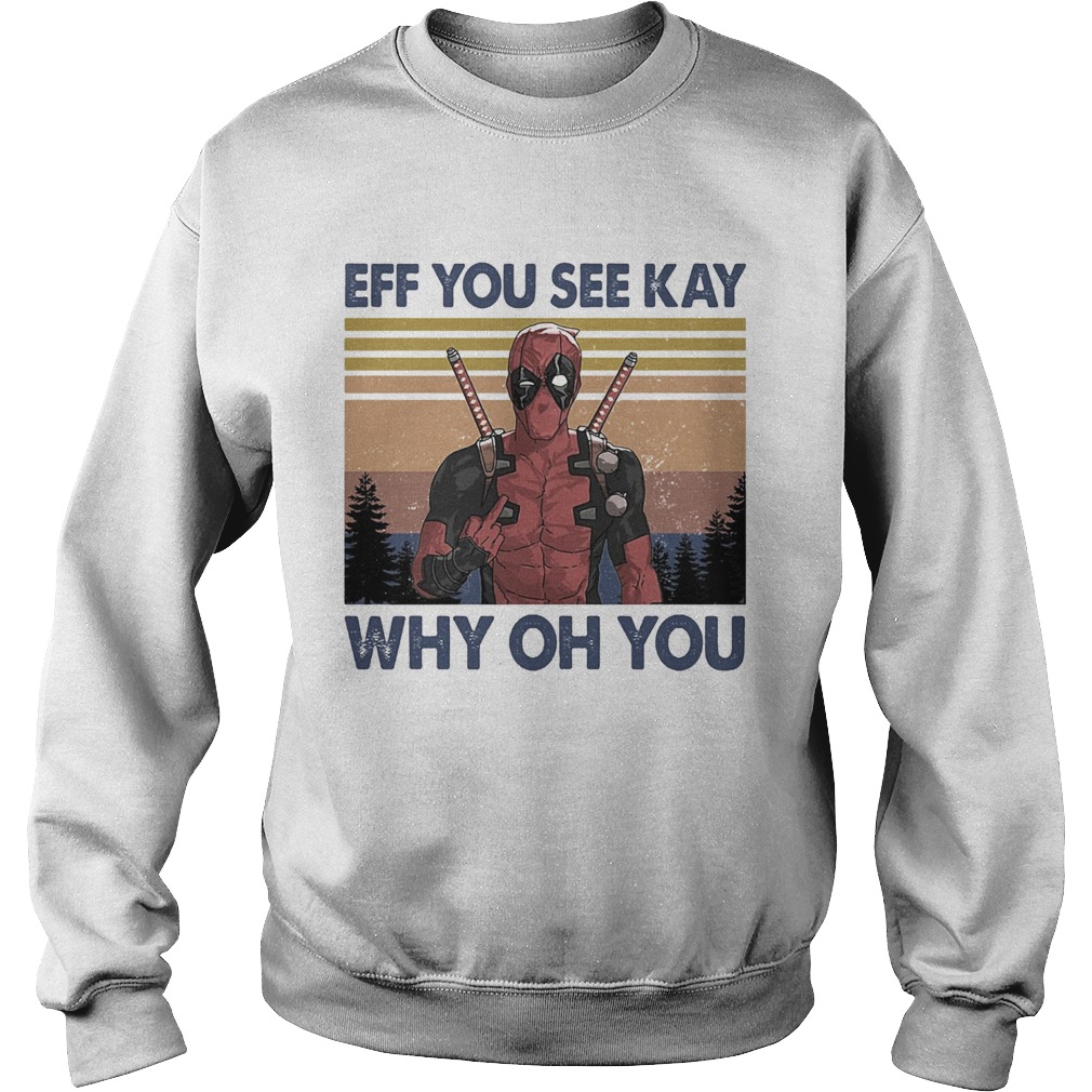 Spiderman eff you see kay why oh you vintage Sweatshirt