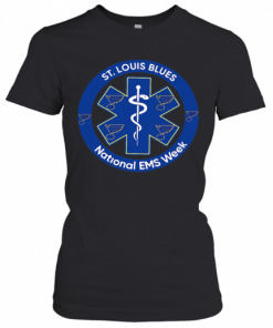 St Louis Blues National Ems Week Nurse T-Shirt Classic Women's T-shirt