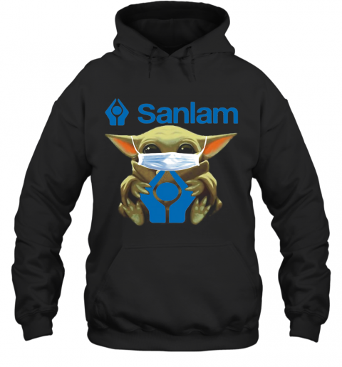 Star Wars Baby Yoda Mask Hug Sanlam T-Shirt Unisex Hoodie