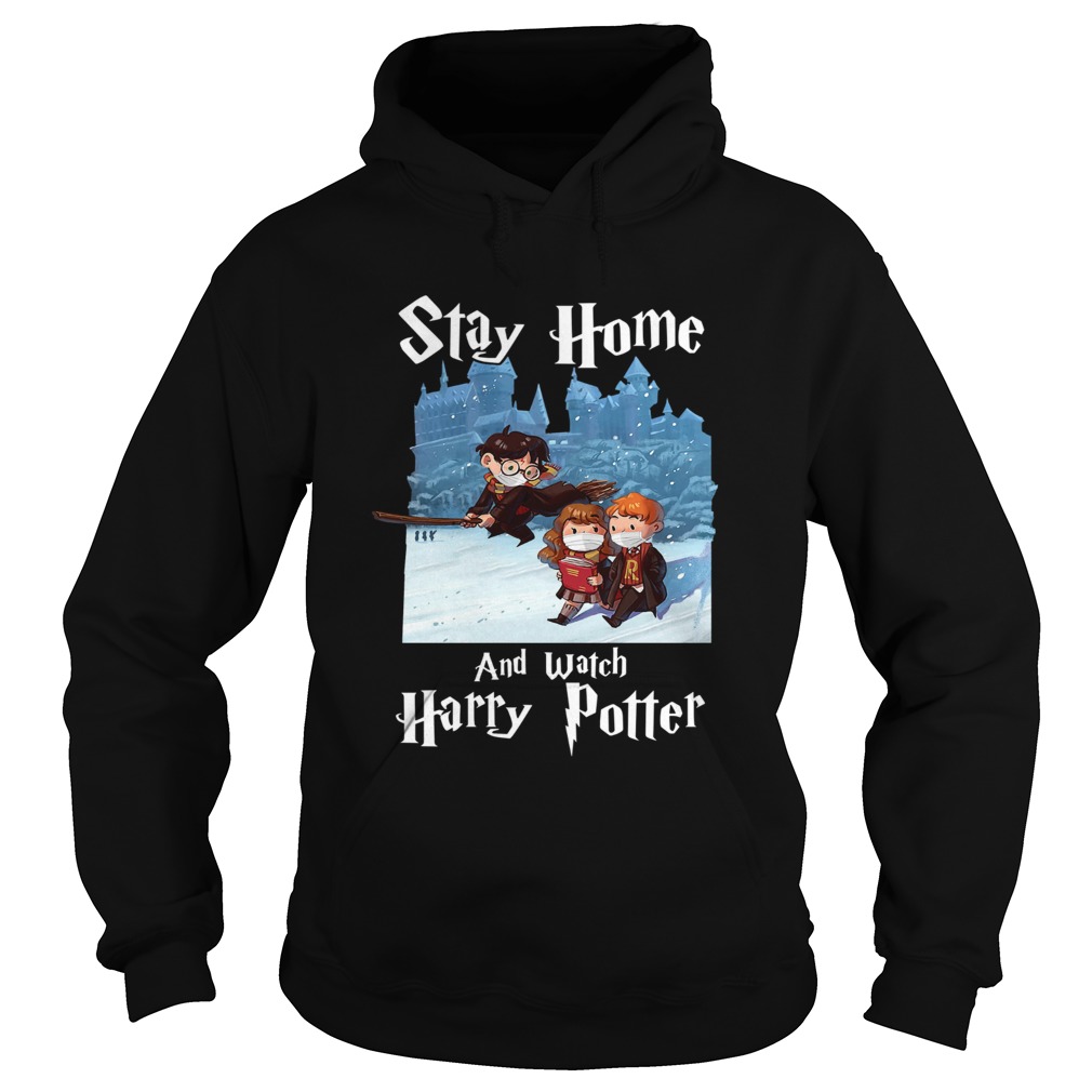 Stay Home And Watch Harry Potter Face Mask  Hoodie