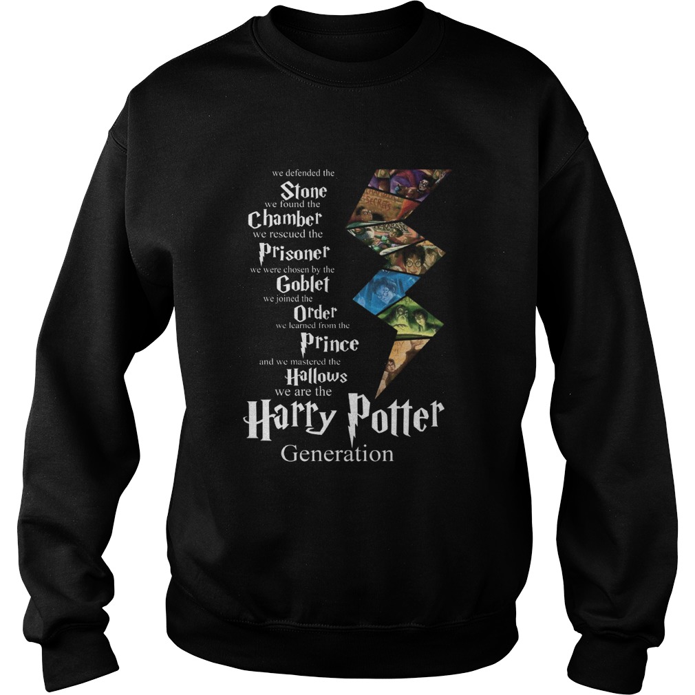 Stone Chamber Prisoner Goblet Order Prince Hallows Harry Potter Generation Sweatshirt