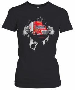 Strong Superman Saia LTL Freight Truck T-Shirt Classic Women's T-shirt
