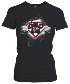 Superhero Atlanta Falcons Diamond Father'S Day T-Shirt Classic Women's T-shirt