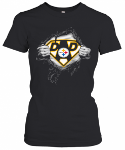 Superhero Pittsburgh Steelers Diamond Father'S Day T-Shirt Classic Women's T-shirt