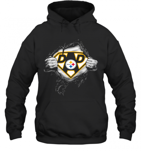 Superhero Pittsburgh Steelers Diamond Father'S Day T-Shirt Unisex Hoodie