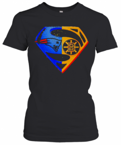 Superhero new england patriots and boston bruins diamond  T-Shirt Classic Women's T-shirt
