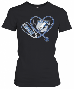 Tampa Bay Lightning Stethoscope Heart T-Shirt Classic Women's T-shirt