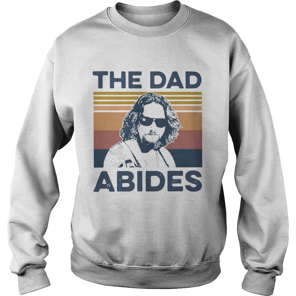 The Big Lebowski The Dad Abides Vintage  Sweatshirt
