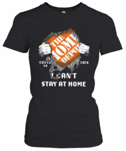 The Home Depot Inside Me Covid 19 2020 I Can'T Stay At Home T-Shirt Classic Women's T-shirt