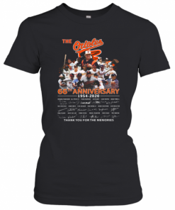 The Orioles 66Th Anniversary 1954 2020 Signature Thank You For The Memories T-Shirt Classic Women's T-shirt