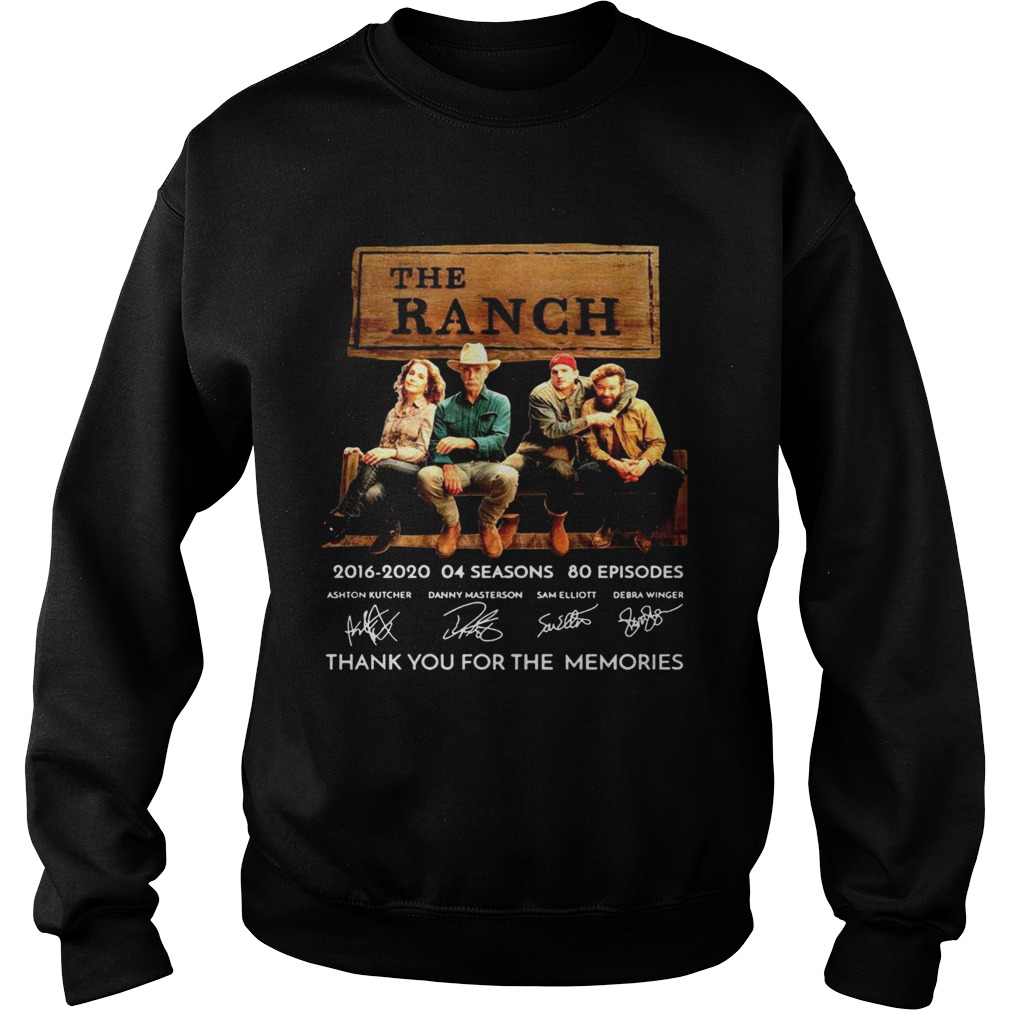 The Ranch Tv Series 20162020 Signature Thank You For The Memories  Sweatshirt