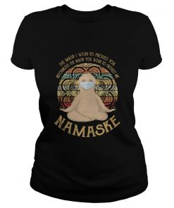 The sask I wear to protect you recognise the mask you sloth namaske vintage  Classic Ladies