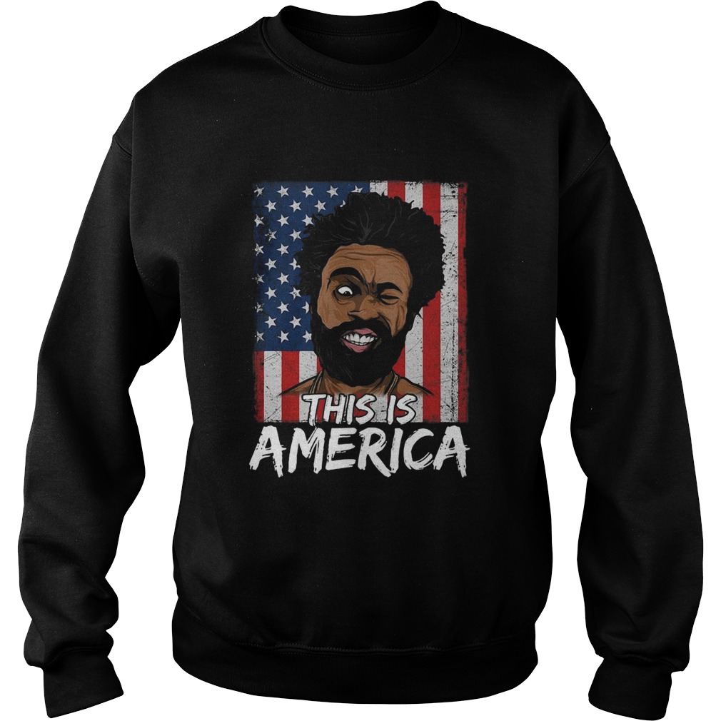 This is America American flag veteran Independence Day Sweatshirt