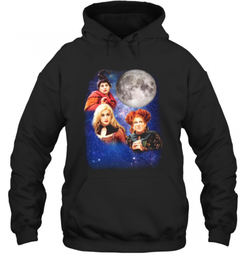 Three Hocus Pocus Moon T-Shirt Unisex Hoodie
