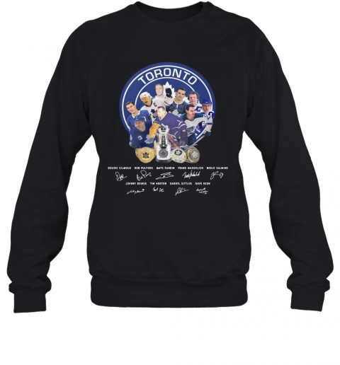 Toronto Maple Leafs Hockey Team Players Signatures T-Shirt Unisex Sweatshirt